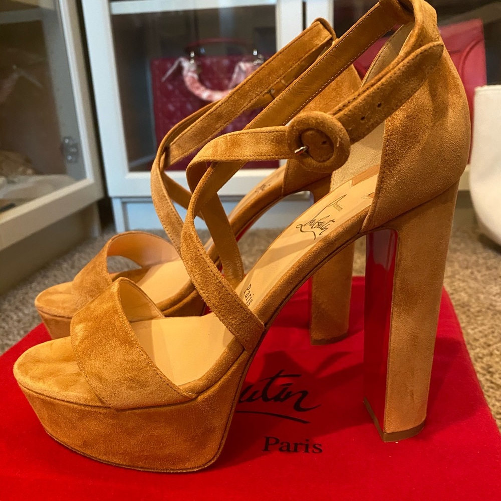 Christian Louboutin Louboutin Bee suede 38 - Picture 5 of 14